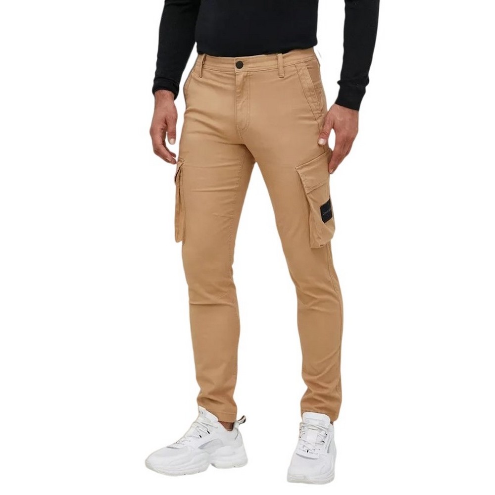 CALVIN KLEIN JEANS SKINNY WASHED CARGO PANT ΠΑΝΤΕΛΟΝΙ ΑΝΔΡΙΚΟ BEIGE