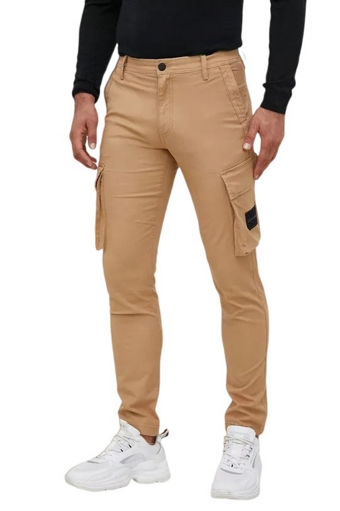 CALVIN KLEIN JEANS SKINNY WASHED CARGO PANT ΠΑΝΤΕΛΟΝΙ ΑΝΔΡΙΚΟ BEIGE