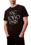 CALVIN KLEIN JEANS 20S TC FLAGSHIP CITY GRAPHIC T-SHIRT ΜΠΛΟΥΖΑ ΑΝΔΡΙΚΗ BLACK