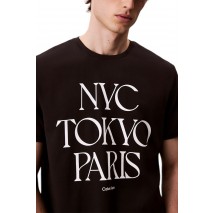 CALVIN KLEIN JEANS 20S TC FLAGSHIP CITY GRAPHIC T-SHIRT ΜΠΛΟΥΖΑ ΑΝΔΡΙΚΗ BLACK