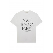 CALVIN KLEIN JEANS 20S TC FLAGSHIP CITY GRAPHIC T-SHIRT ΜΠΛΟΥΖΑ ΑΝΔΡΙΚΗ WHITE