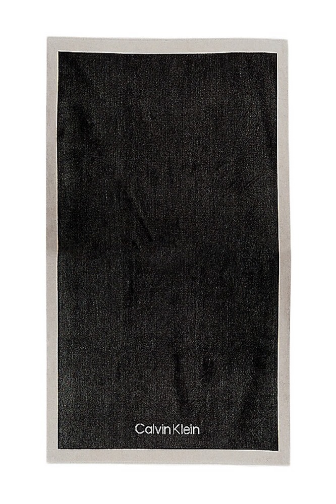 CALVIN KLEIN TOWEL UNISEX ΠΕΤΣΕΤΑ BLACK