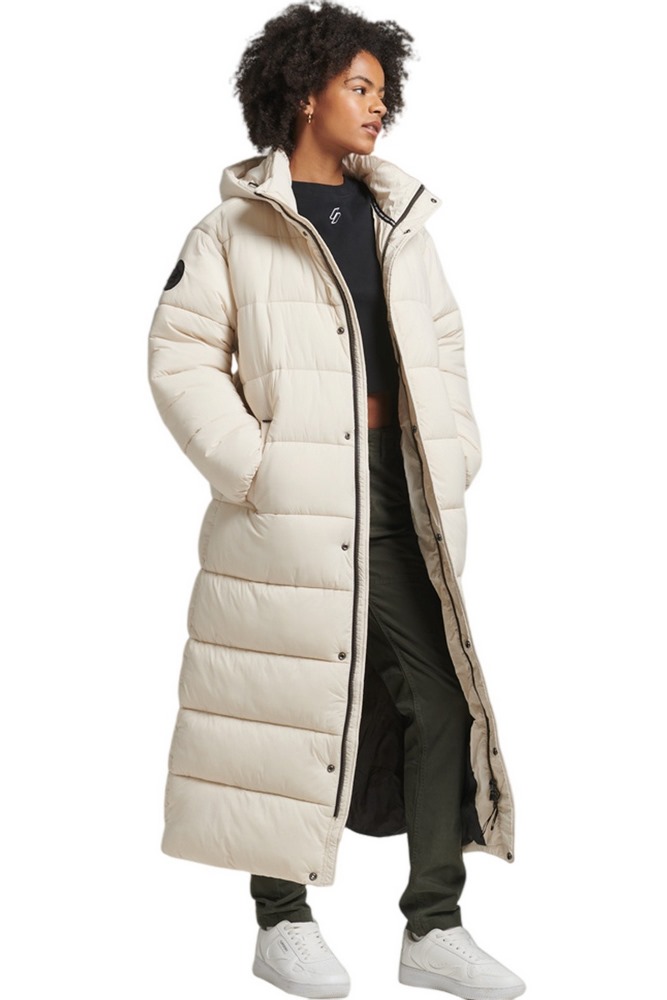 ΜΠΟΥΦΑΝ D2 CODE XPD COCOON ΓΥΝΑΙΚΕΙΟ SUPERDRY ECRU