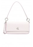 CALVIN KLEIN MINIMAL MONOGRAM SHOULDER POUC ΤΣΑΝΤΑ ΓΥΝΑΙΚΕΙΑ PINK