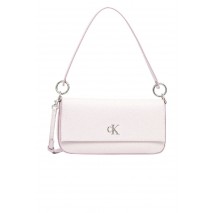 CALVIN KLEIN MINIMAL MONOGRAM SHOULDER POUC ΤΣΑΝΤΑ ΓΥΝΑΙΚΕΙΑ PINK