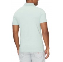 GUESS NOLAN SS POLO T-SHIRT ΜΠΛΟΥΖΑ ΑΝΔΡΙΚΗ GREEN