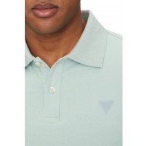GUESS NOLAN SS POLO T-SHIRT ΜΠΛΟΥΖΑ ΑΝΔΡΙΚΗ GREEN