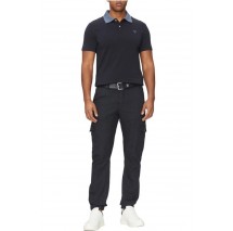 GUESS NOLAN SS POLO T-SHIRT ΜΠΛΟΥΖΑ ΑΝΔΡΙΚΗ NAVY