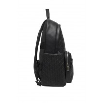 CALVIN KLEIN EMBLEM EMBOSS ROUND BACKPACK ΤΣΑΝΤΑ ΑΝΔΡΙΚΗ BLACK