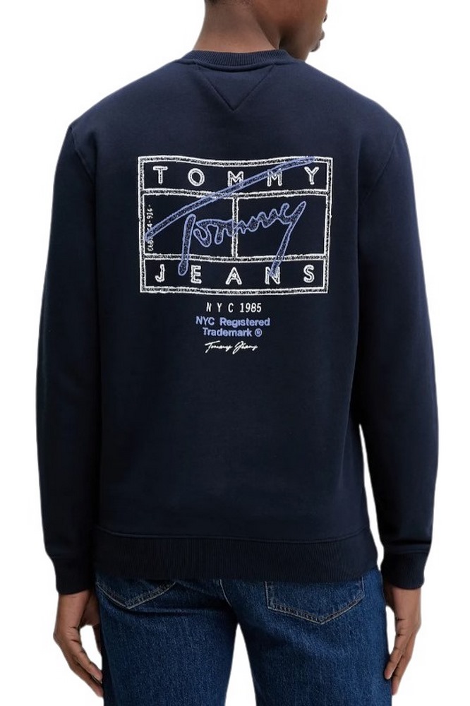 TOMMY JEANS REG ENTRY DNA PLAY CREW EXT ΦΟΥΤΕΡ ΑΝΔΡΙΚΟ DARK NAVY