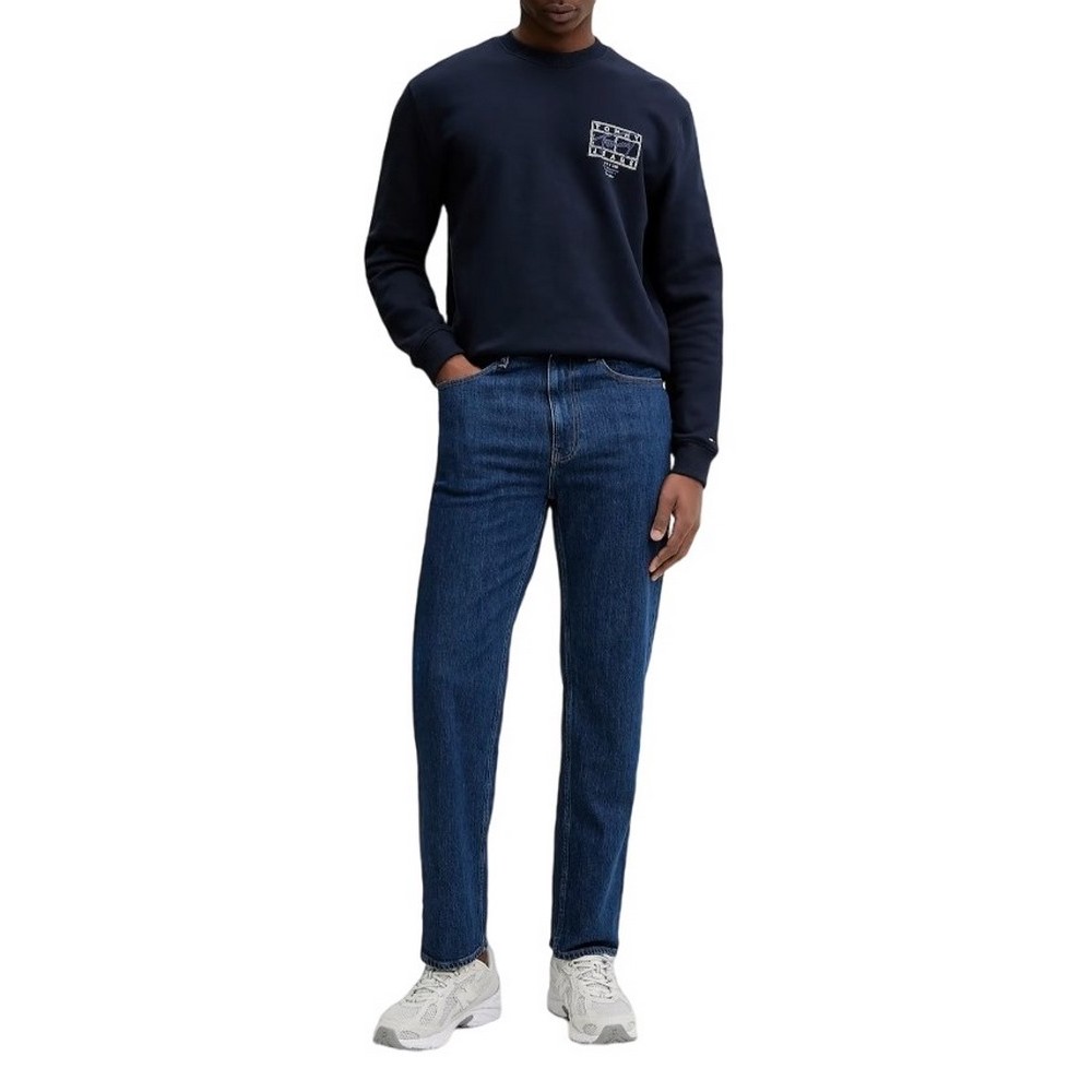 TOMMY JEANS REG ENTRY DNA PLAY CREW EXT ΦΟΥΤΕΡ ΑΝΔΡΙΚΟ DARK NAVY