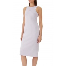 CALVIN KLEIN JEANS SL MONOLOGO BABY RIB TANK MIDI ΦΟΡΕΜΑ ΓΥΝΑΙΚΕΙΟ PURPLE