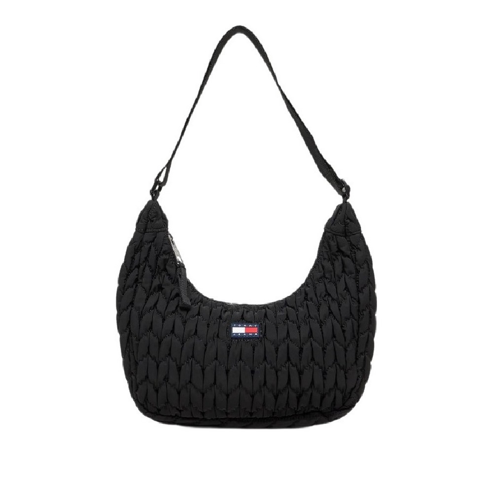 TOMMY JEANS URBAN X-BODY QUILTED ΤΣΑΝΤΑ ΓΥΝΑΙΚΕΙΑ BLACK