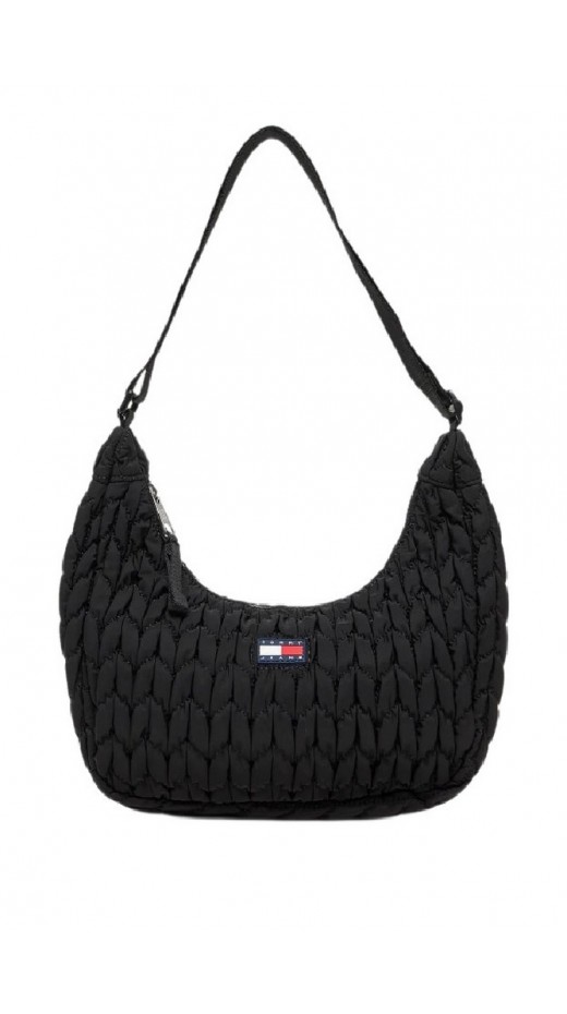 TOMMY JEANS URBAN X-BODY QUILTED ΤΣΑΝΤΑ ΓΥΝΑΙΚΕΙΑ BLACK