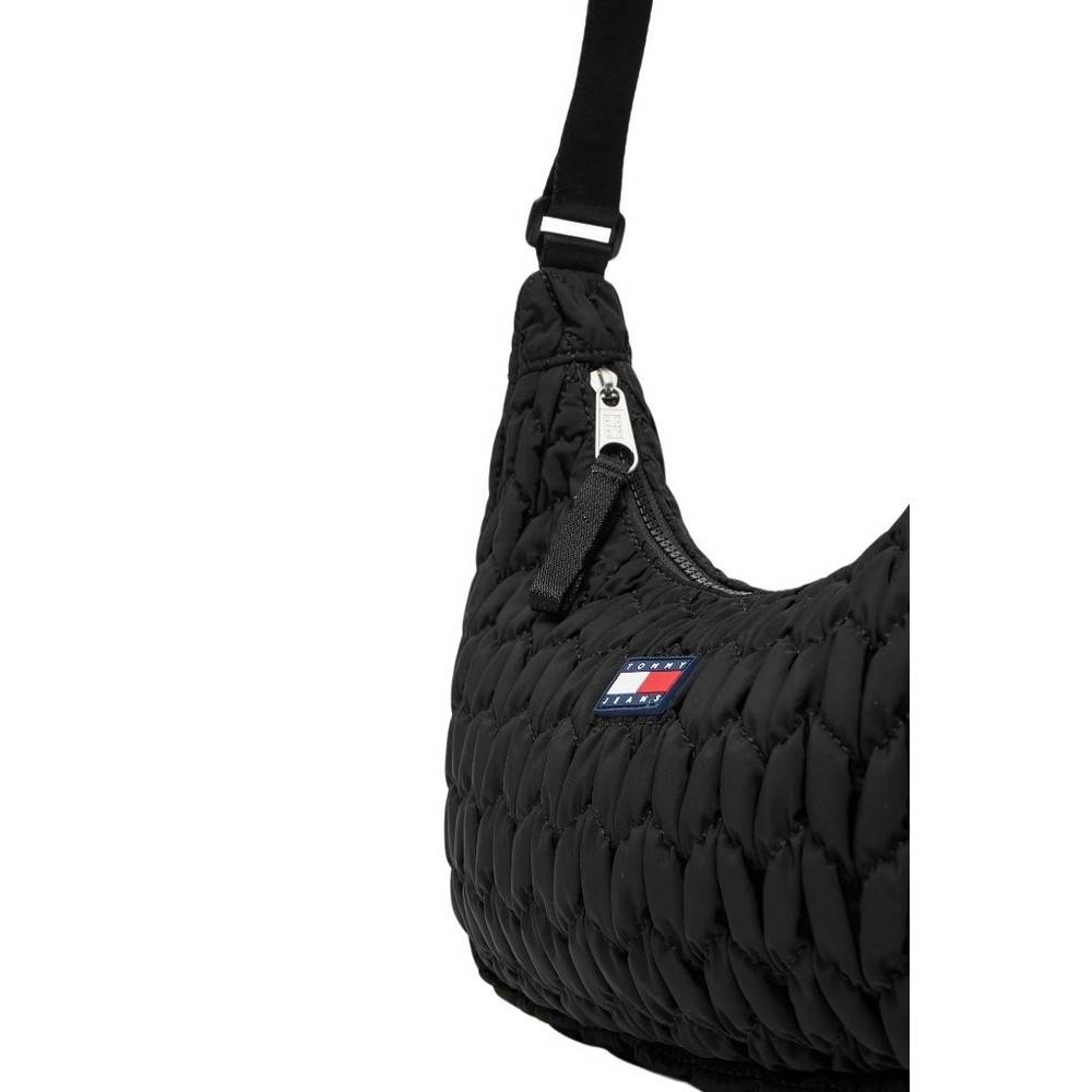 TOMMY JEANS URBAN X-BODY QUILTED ΤΣΑΝΤΑ ΓΥΝΑΙΚΕΙΑ BLACK
