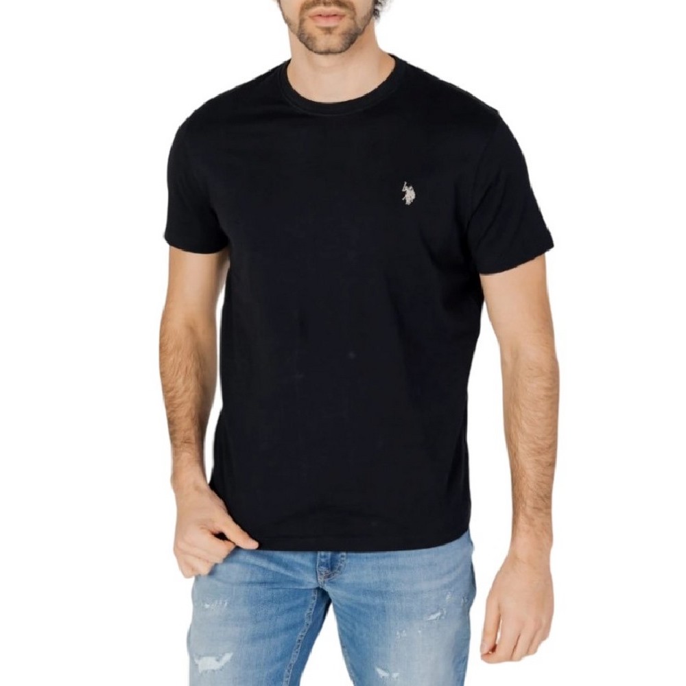 U.S POLO ASSN 49351 T-SHIRT ΜΠΛΟΥΖΑ ΑΝΔΡΙΚH BLACK