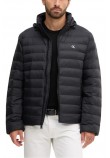 CALVIN KLEIN JEANS NYLN MD WT HDD F ΜΠΟΥΦΑΝ ΑΝΔΡΙΚΟ BLACK