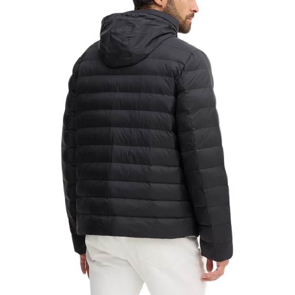 CALVIN KLEIN JEANS LS NYLN MD WT HDD F ΜΠΟΥΦΑΝ ΑΝΔΡΙΚΟ BLACK