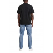 CALVIN KLEIN JEANS 30S JERSEY EASY MONOGRAM PUFF T-SHIRT ΜΠΛΟΥΖΑ ΑΝΔΡΙΚΗ BLACK