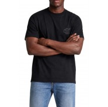 CALVIN KLEIN JEANS 30S JERSEY EASY MONOGRAM PUFF T-SHIRT ΜΠΛΟΥΖΑ ΑΝΔΡΙΚΗ BLACK