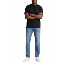CALVIN KLEIN JEANS 30S JERSEY EASY MONOGRAM PUFF T-SHIRT ΜΠΛΟΥΖΑ ΑΝΔΡΙΚΗ BLACK