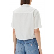 TOMMY JEANS CRP LINEN SS SHIRT ΠΟΥΚΑΜΙΟΣΟ ΓΥΝΑΙΚΕΙΟ OFF WHITE
