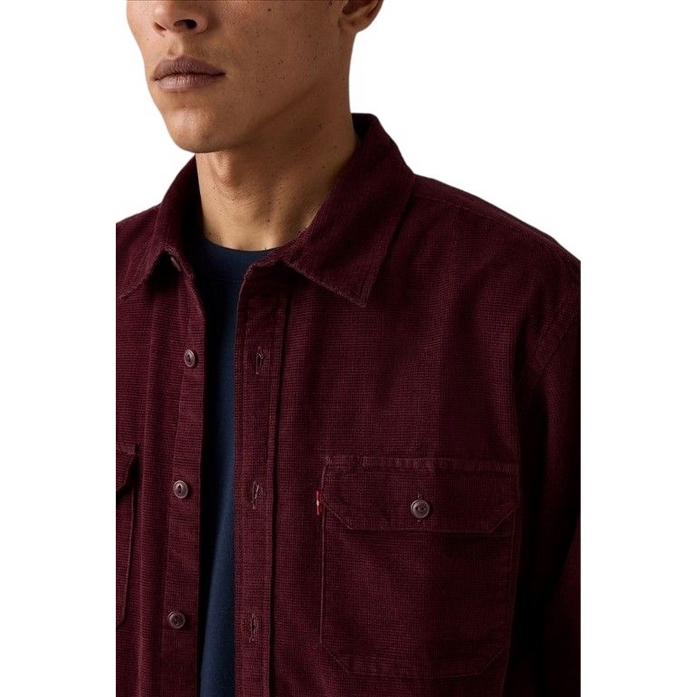 LEVIS JACKSON WORKER ΠΟΥΚΑΜΙΣΟ ΑΝΔΡΙΚΟ BORDEAUX