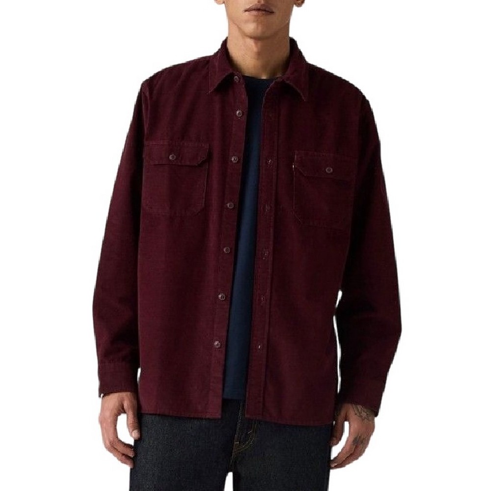 LEVIS JACKSON WORKER ΠΟΥΚΑΜΙΣΟ ΑΝΔΡΙΚΟ BORDEAUX