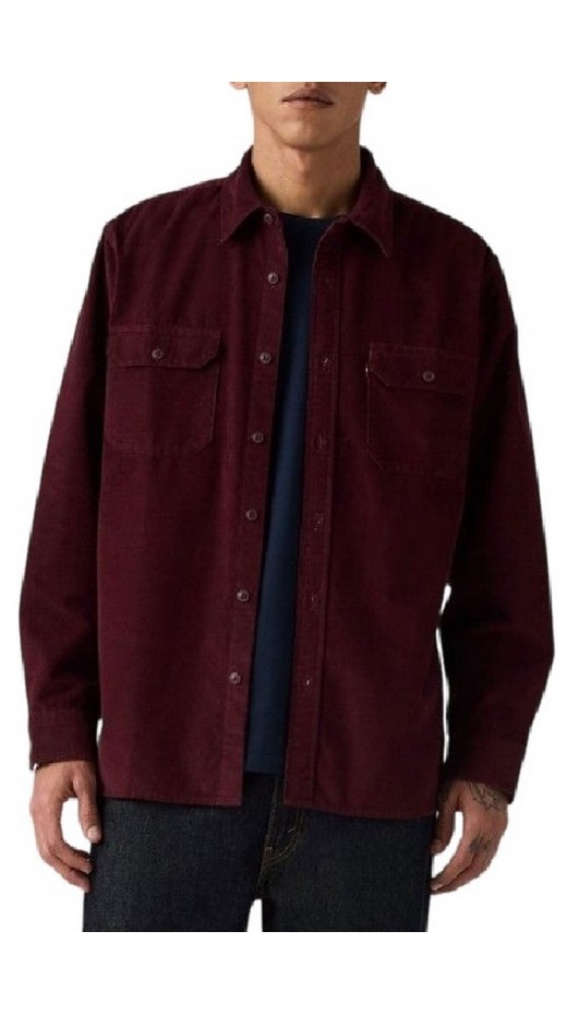 LEVIS JACKSON WORKER ΠΟΥΚΑΜΙΣΟ ΑΝΔΡΙΚΟ BORDEAUX