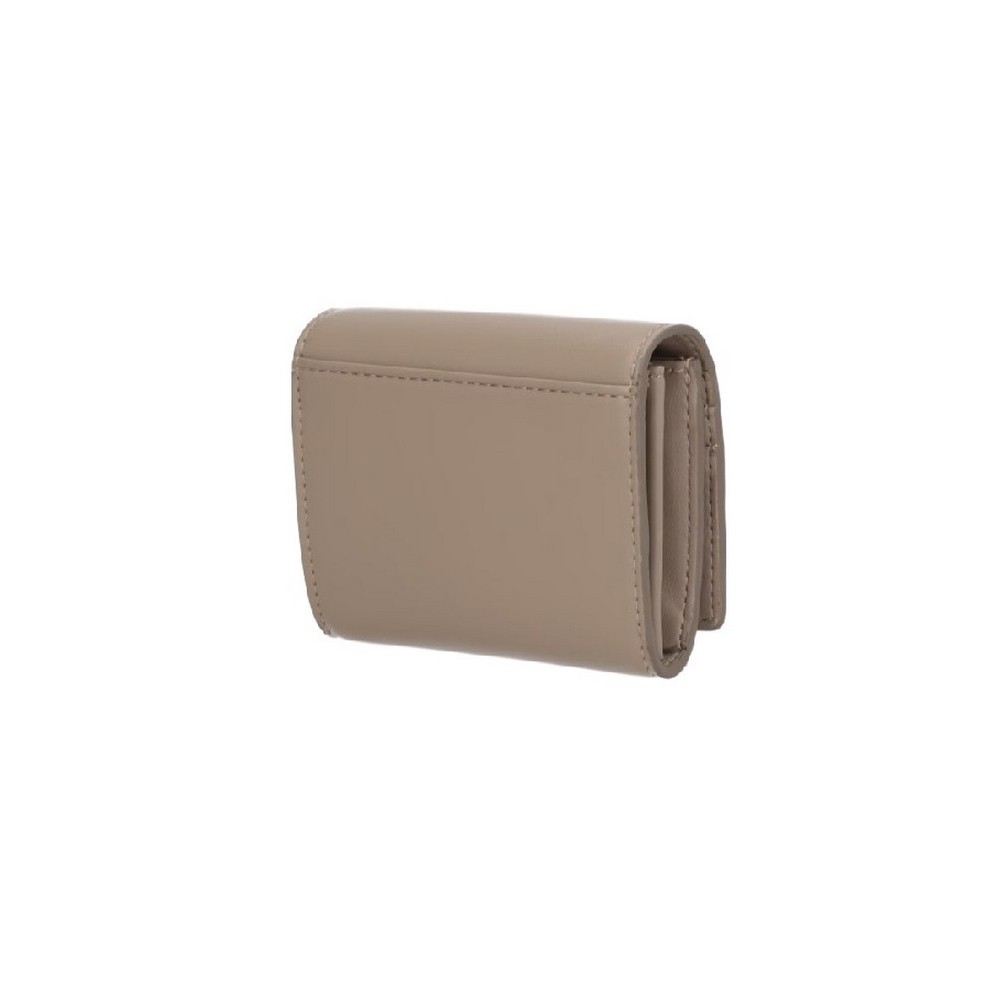 CALVIN KLEIN RAISED CK MEDIUM BIFOLD ΠΟΡΤΟΦΟΛΙ ΓΥΝΑΙΚΕΙΟ TAUPE