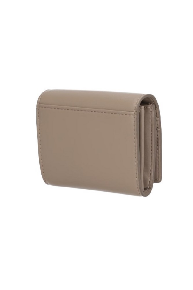 CALVIN KLEIN RAISED CK MEDIUM BIFOLD ΠΟΡΤΟΦΟΛΙ ΓΥΝΑΙΚΕΙΟ TAUPE