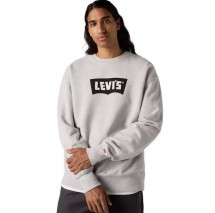 LEVIS® PREMIUM GRAPHIC CREW ΦΟΥΤΕΡ ΜΠΛΟΥΖΑ ΑΝΔΡΙΚΗ GREY