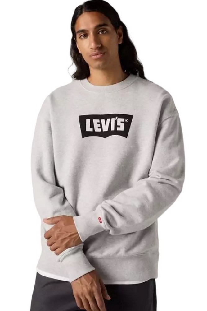 LEVIS® PREMIUM GRAPHIC CREW ΦΟΥΤΕΡ ΜΠΛΟΥΖΑ ΑΝΔΡΙΚΗ GREY