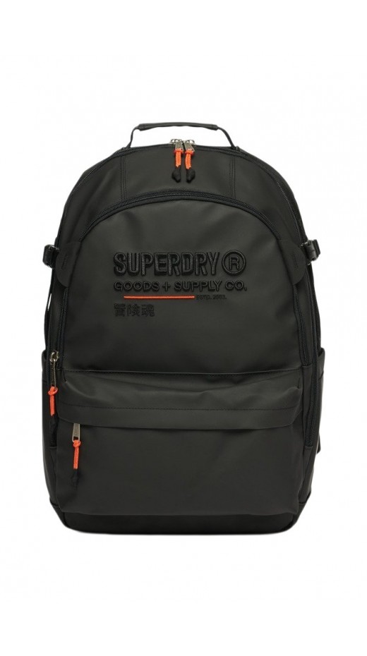 SUPERDRY D2 SDNA TARP UTILITY BACKPACK UNISEX ΤΣΑΝΤΑ BLACK