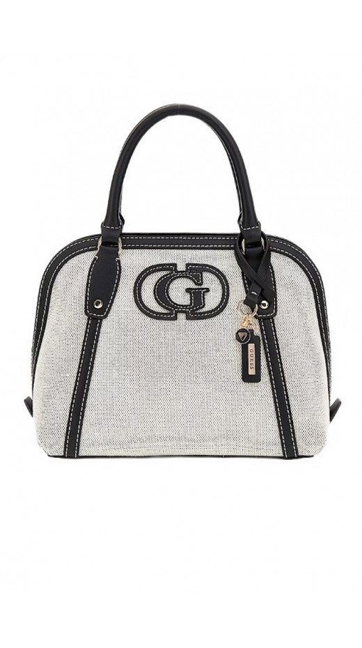 GUESS SEBINA SATCHEL ΤΣΑΝΤΑ ΓΥΝΑΙΚΕΙΑ BLACK