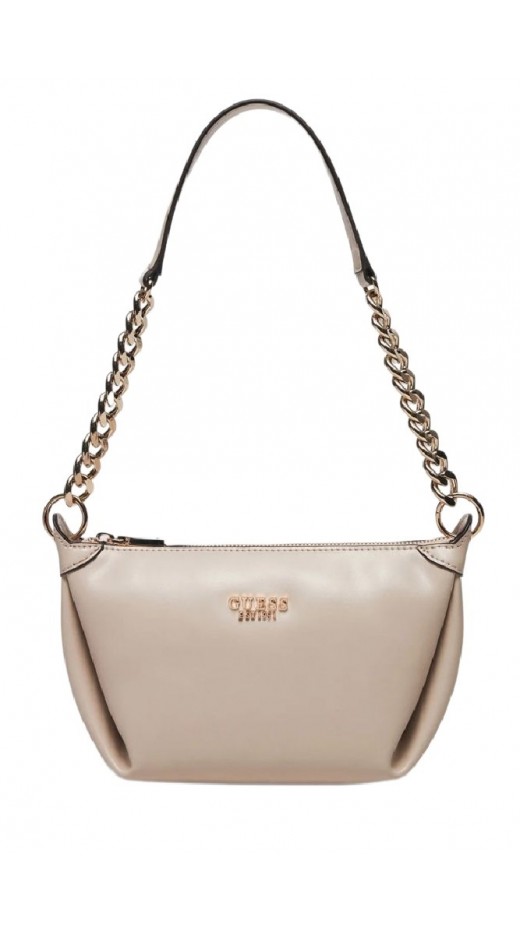 GUESS ECO EVAINE TOP ZIP SHLDR BAG ΤΣΑΝΤΑ ΓΥΝΑΙΚΕΙΑ STONE
