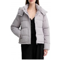CALVIN KLEIN JEANS MATTE MONOLOGO MW SHORT PUFFER ΜΠΟΥΦΑΝ ΓΥΝΑΙΚΕΙΟ TAUPE