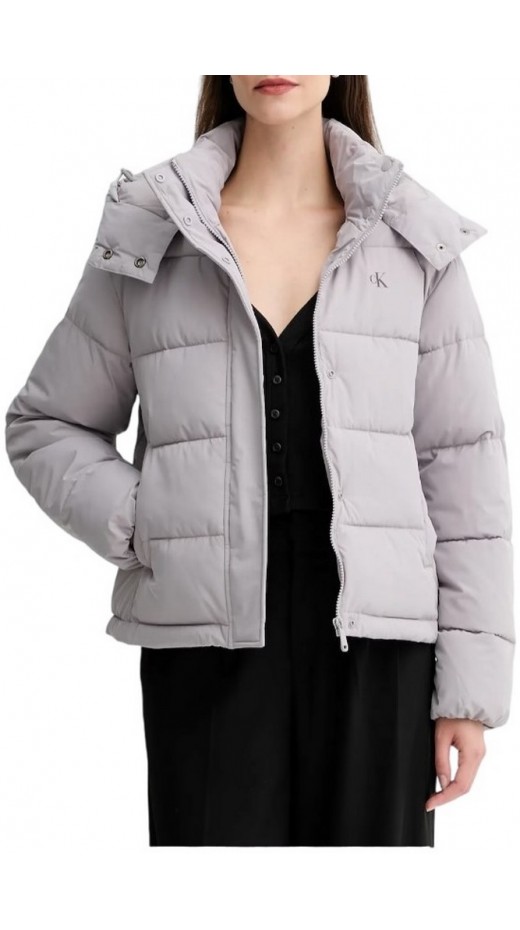 CALVIN KLEIN JEANS MATTE MONOLOGO MW SHORT PUFFER ΜΠΟΥΦΑΝ ΓΥΝΑΙΚΕΙΟ TAUPE