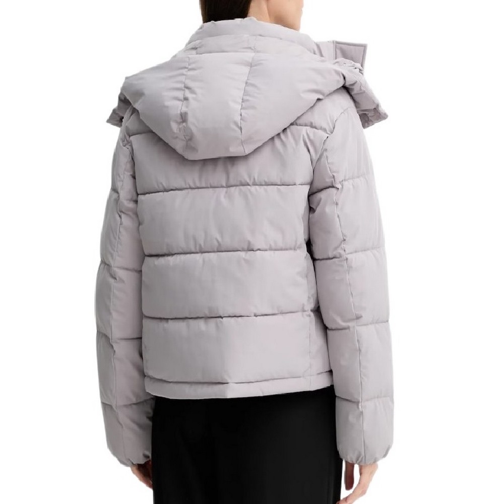 CALVIN KLEIN JEANS MATTE MONOLOGO MW SHORT PUFFER ΜΠΟΥΦΑΝ ΓΥΝΑΙΚΕΙΟ TAUPE