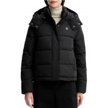 CALVIN KLEIN JEANS MATTE MONOLOGO MW SHORT PUFFER ΜΠΟΥΦΑΝ ΓΥΝΑΙΚΕΙΟ BLACK