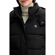 CALVIN KLEIN JEANS MATTE MONOLOGO MW SHORT PUFFER ΜΠΟΥΦΑΝ ΓΥΝΑΙΚΕΙΟ BLACK