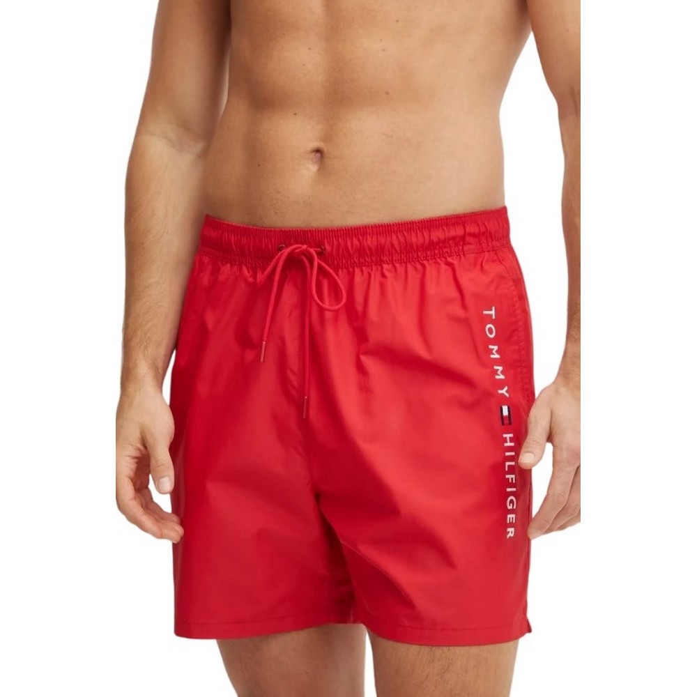TOMMY HILFIGER MEDIUM DRAWSTRING ΜΑΓΙΟ ΑΝΔΡΙΚΟ RED
