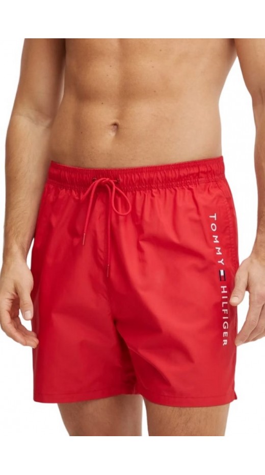 TOMMY HILFIGER MEDIUM DRAWSTRING ΜΑΓΙΟ ΑΝΔΡΙΚΟ RED