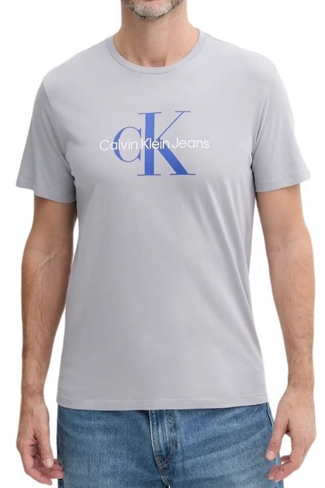 CALVIN KLEIN JEANS HERO MONOLOGO TEE T-SHIRT ΜΠΛΟΥΖΑ ΑΝΔΡΙΚΗ LILA