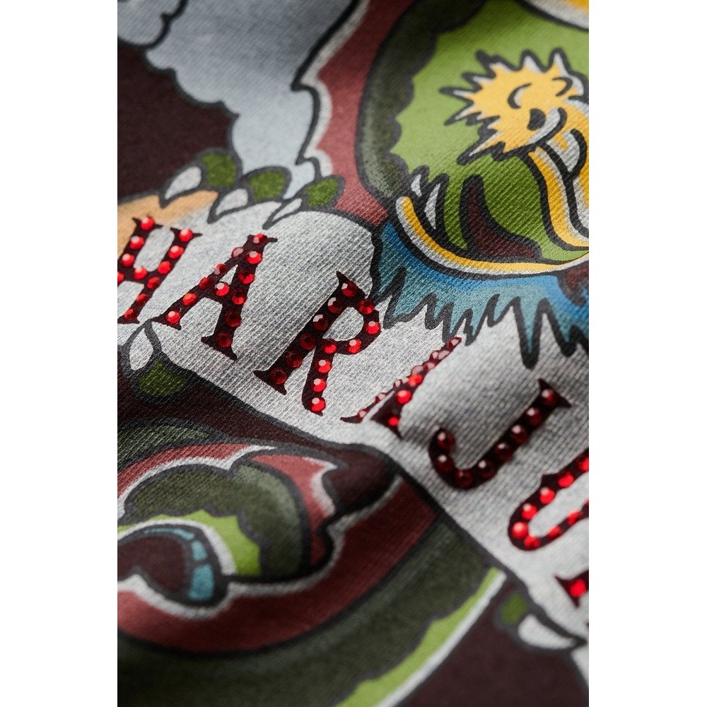 SUPERDRY TATTOO GRAPHIC LOOSE T-SHIRT ΜΠΛΟΥΖΑ ΑΝΔΡΙΚΗ BLACK