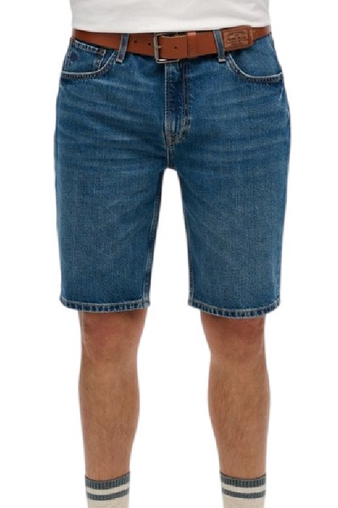 SUPERDRY D2 OVIN VINTAGE STRAIGHT SHORT ΒΕΡΜΟΥΔΑ ΑΝΔΡΙΚΗ BLUE