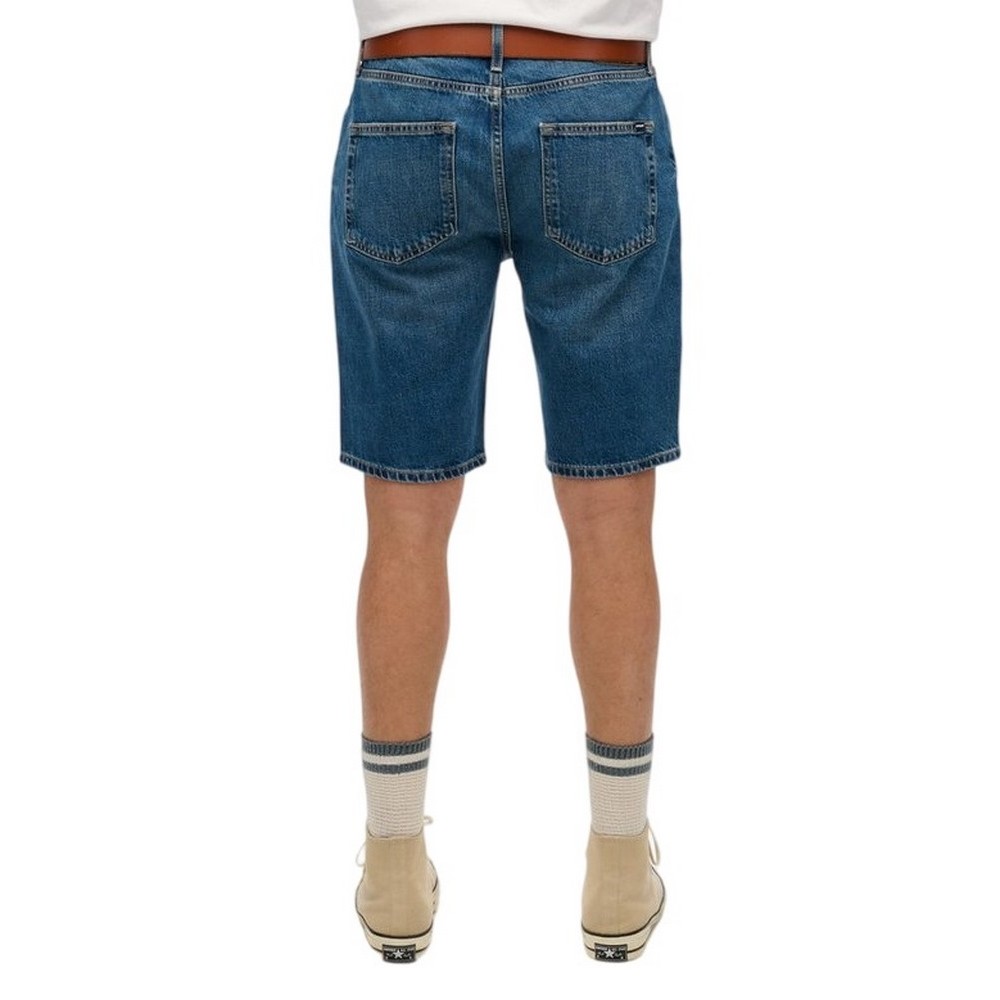 SUPERDRY D2 OVIN VINTAGE STRAIGHT SHORT ΒΕΡΜΟΥΔΑ ΑΝΔΡΙΚΗ BLUE