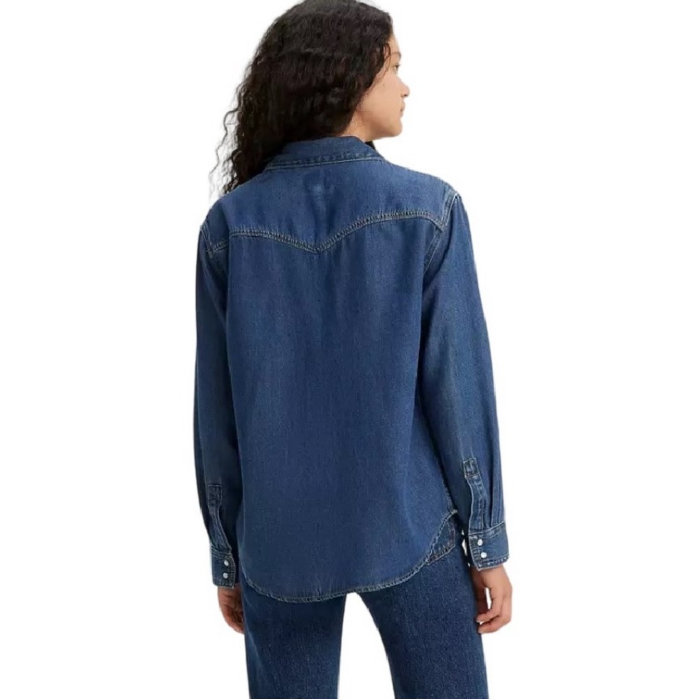 LEVIS® TEODORA WESTERN SHIRT -WORN IN ΠΟΥΚΑΜΙΣΟ ΓΥΝΑΙΚΕΙΟ DARK INDIGO