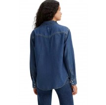 LEVIS® TEODORA WESTERN SHIRT -WORN IN ΠΟΥΚΑΜΙΣΟ ΓΥΝΑΙΚΕΙΟ DARK INDIGO
