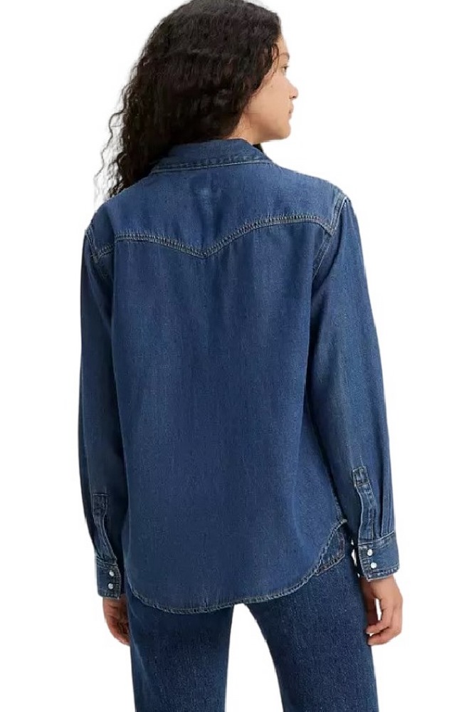 LEVIS® TEODORA WESTERN SHIRT -WORN IN ΠΟΥΚΑΜΙΣΟ ΓΥΝΑΙΚΕΙΟ DARK INDIGO